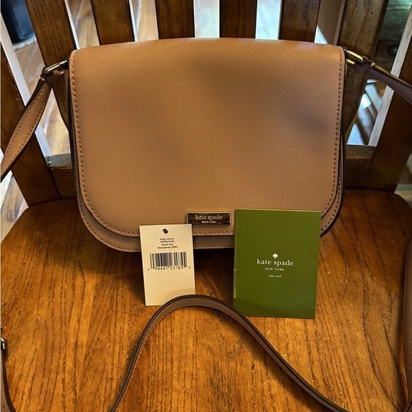 Kate Spade Large Carson Laurel Way Dusty Peony Crossbody Bag NWT - Picture 1 of 15